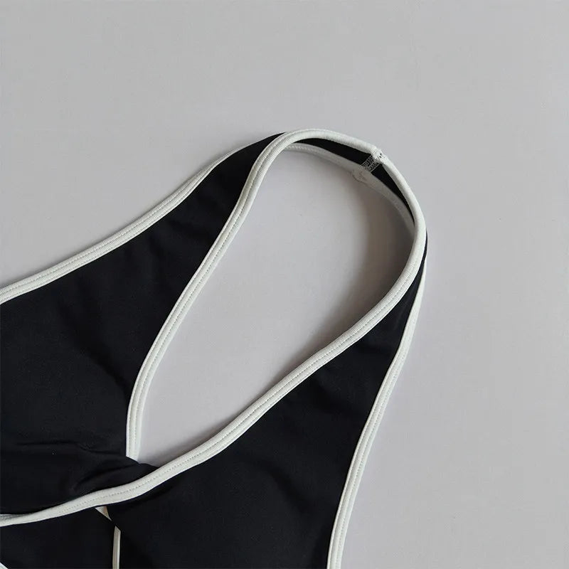 Shockproof Breathable Sports Bra Halter Neck Vest with Chest Pad for Gym Running Yoga Pilates Training Fitness Back Beauty