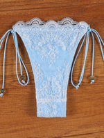 ZRTAK Sexy Lace bordered Bikini Micro Thongs Bathing Suit Swimsuit Women Biquini Bandage Beachwear Swimwear 2 Piece Bikini Sets