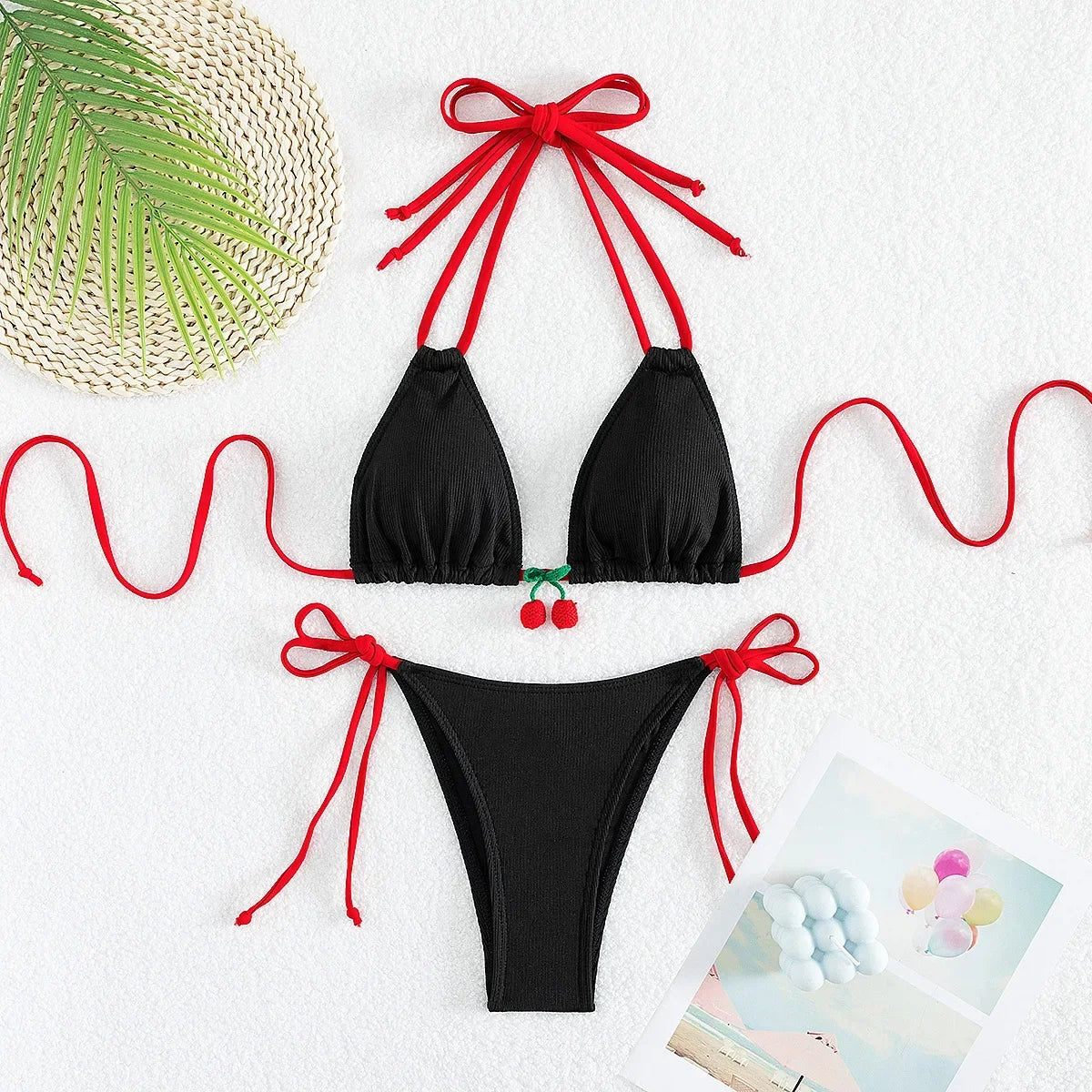 Strawberry Designer Bikini Female Swimsuit Women Thong Swimwear Two Pieces Bikini Set Brazilian Bather Bathing Suit Swim Wear