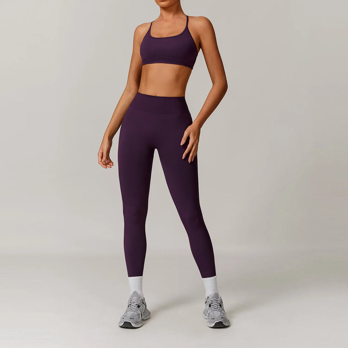 2/3PCS Yoga Set Women Workout Set Seamless Sportswear Gym Clothing Fitness Long Sleeve Crop Top High Waist Leggings Sports Suits
