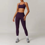 2/3PCS Yoga Set Women Workout Set Seamless Sportswear Gym Clothing Fitness Long Sleeve Crop Top High Waist Leggings Sports Suits