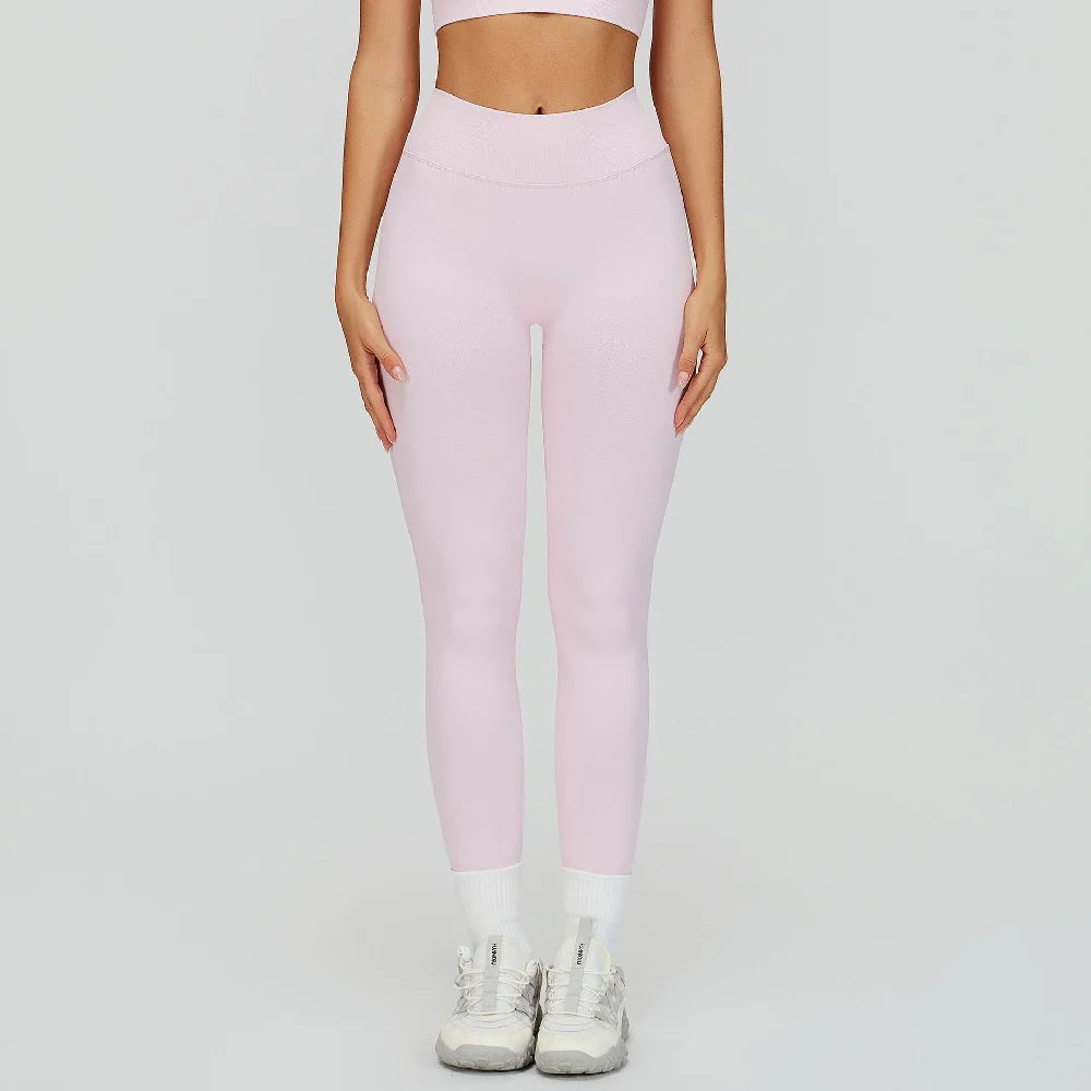 Women Seamless Yoga Pants High Waist Butt Lifting Sports Leggings Gym Workout Pants Female Soft Stretchy Sports Yoga Trousers