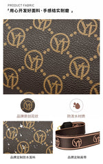 New Fashion Luxury Brand Women's Shoulder Bag High Quality Lady Crossbody Bag Round Women's Wallet Waterproof Women's Handbags
