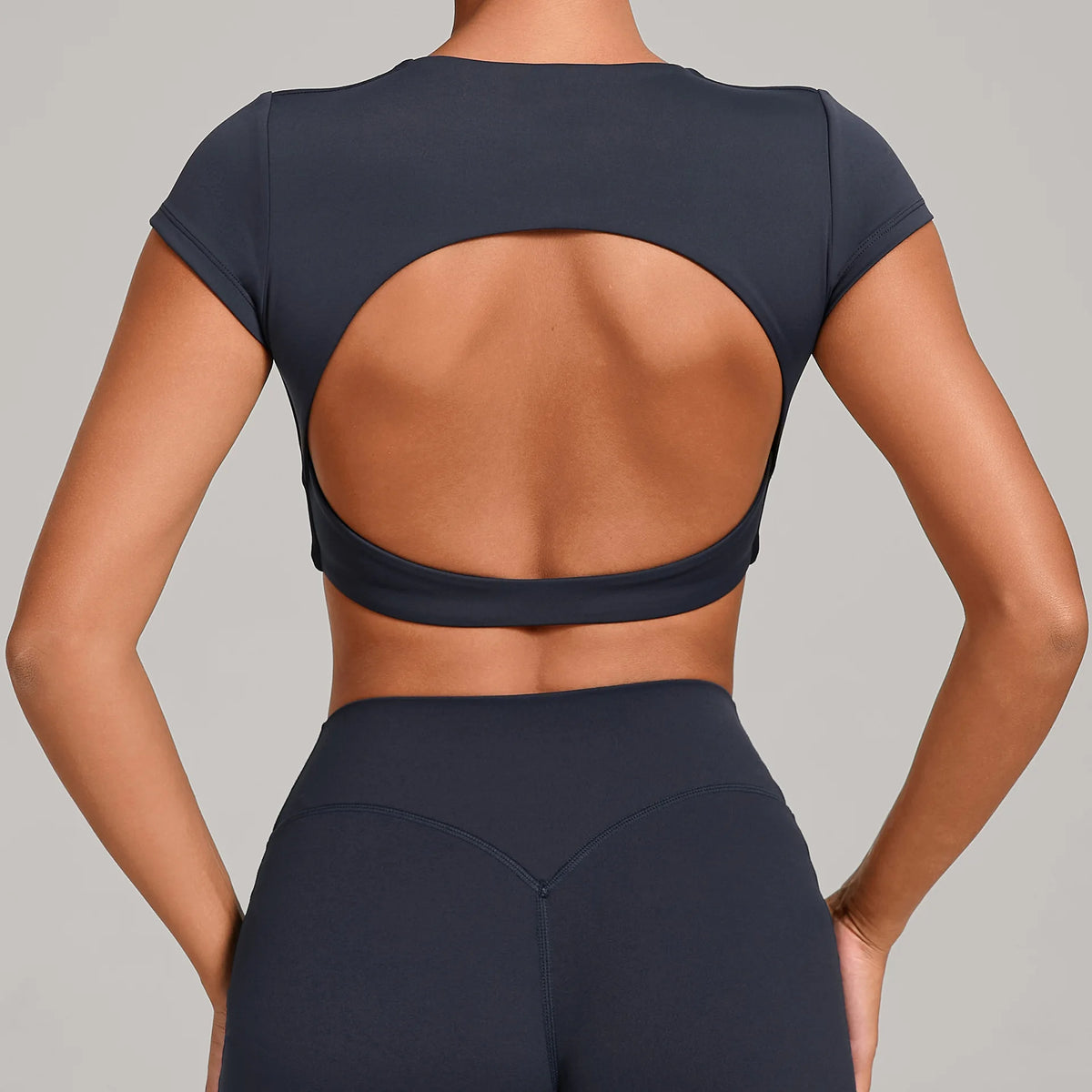 Sexy Hollow Out Backless Sports Shirts Women Shorts Sleeve High-strength Double-layer Stitching Without Chest Sports Tank Tops
