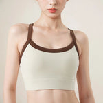 New Selling High Strength Sports Underwear Women's Shock-proof Cross Back Yoga Wear Sports Bra Fitness Vest