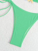 Sexy Black Micro Bikini 2025 Women Starfish Ornament Push Up Bra Tie Side Thong Swimsuit Summer Bathing Suit Holiday Swimwear