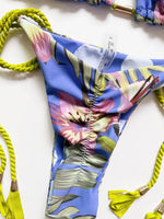 Sexy Braiding rope Bandage Solid Bikini Set Women SwimsuitPit strip fabric Triangle Swimwear Bathing Suit Brazilian Biquinis