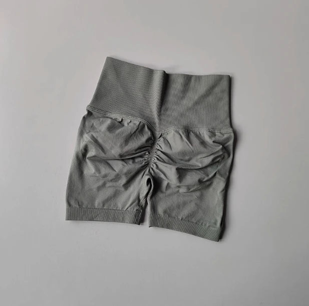 Women's High Waist Sports Shorts Peach Hip Lifting Waist Tightening Slimming Running Training Fitness Clothing