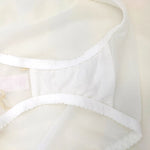 Pure Wind Ultra-thin Lace Underwear Women's Big Chest Small with Underwire Sexy Retraction Breast Support Breathable Bra Set ABC