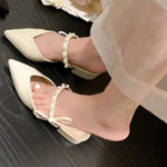 High HeeleWomen Slippers Closed Modern Slides Summer Shoes Women Sandals Pointed Toe Slippers