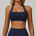 U-Neck Sports Underwear Women Yoga Bra Fitness Top Gym Workout Underwear Female Breathable Yoga Bras Roupas Feminina Yoga Tops