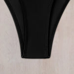 Sexy Black White Patchwork Underwire Swimsuit 2024 Women V Wire Push Up Tummy Control One Piece Swimwear Bathing Suit Bikini