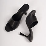 Big Size 42 Gold Sexy Slide Sandals Women Stiletto High Heel Party Slide Heels Backless High Heel Club Wedding Mules Shoes