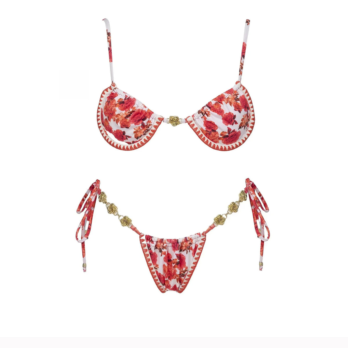 3Pcs Micro Bikinis Sexy Women Swimsuit 2026 New Swimwear Printed Swim Suit Female Bathing Suit Bandeau Biquini Beachwear Sarong