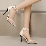 Hot Sale FASHION Big Size 35-47 Shoes Women Sandals Sexy Fashion High Heels 10cm Sandals Sapato Feminino Summer Style Shoes