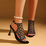Women's Summer Shoes New Trend Sexy Sandals High Heel Peep Toe Pumps Ladies Shoes Party Dress