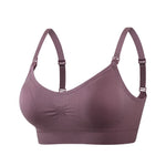 Nursing women's Wire-free Front Buckle Pregnant Bra Plus Size Nursing Adjustable Push-up Bra Underwear Plus Up