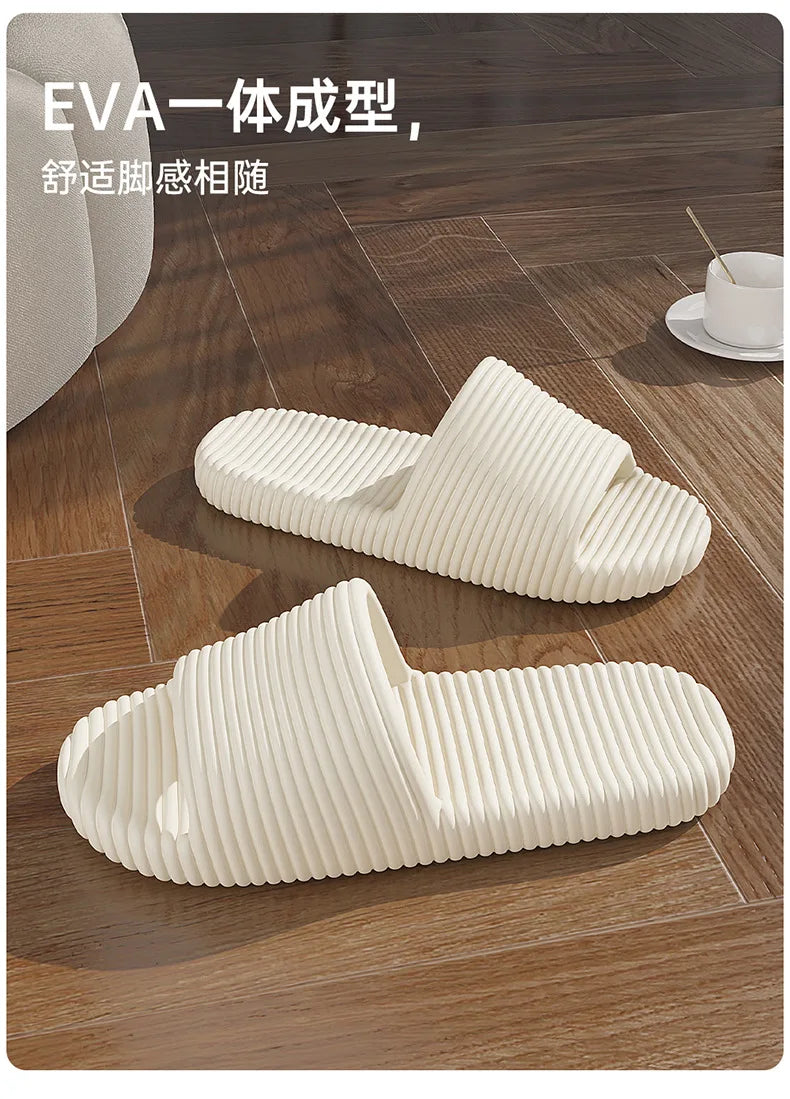 EVA Travel Folding Slippers Women New Portable Couple Indoor Home Bathroom Shower Anti Slip Men Comfortable Simple Slippers