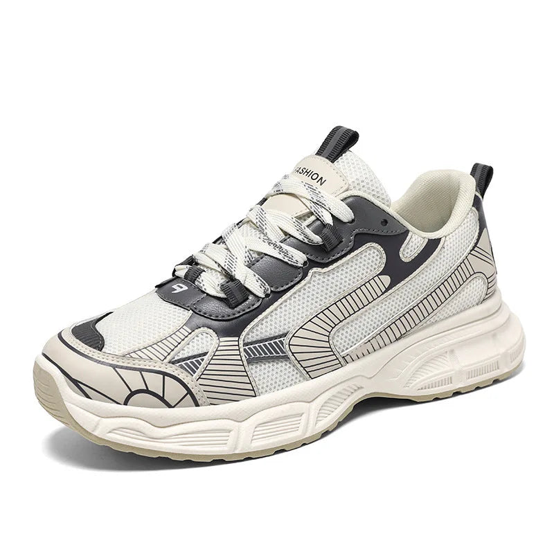 Sneakers Women TrendsPlatform Shoes Lightweight Outdoor Sports Shoes Breathable Running Shoes Lace Up Casual