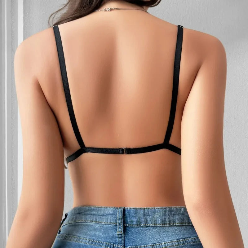 1pcs Sexy Lace Floral Women's Bras Patchwork Bow Sexy Lingerie Fashion Style Party 3/4 Cup Wire-Free No Pad Female Underwear