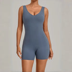 Women's Seamless Yoga Jumpsuits Fitness Sports Gym Beauty Backless Slim Fit Sling One-piece Running Workout Training Bodysuits