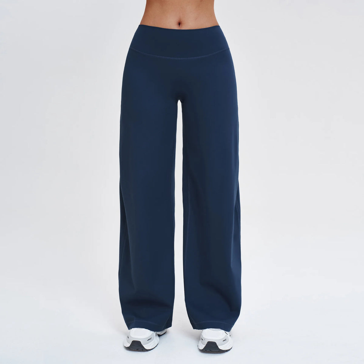 Wide-leg Pants Women Bell-bottoms High Waist Yoga Pants Workout Gym Leggings Naked Feel Pilates Running Cycling Sports Trousers