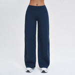 Wide-leg Pants Women Bell-bottoms High Waist Yoga Pants Workout Gym Leggings Naked Feel Pilates Running Cycling Sports Trousers
