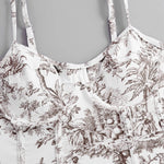 2026 New Arrival Push Up Women Bikini Set Floral Printed Ruffle Bikinis Strappy Bandage Swimwear Brazilian Biquini Bathing Suit