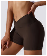 Summer Seamless High Waist Yoga Shorts Elasticity Sports Leggings Women Breathable Cycling Shorts Buttock Lift Gym Shorts Women