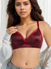 Red Lace Bra French Style Braissere Vintage Push Up Breathable women sexy Lingerie Ladies' underwear MR3594