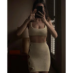 Sexy 3pieces Micro Bikinis 2025 Women Swimsuit Solid Swimwear With Skirt Brazilian Bikini Set Beachwear Thong Biquini