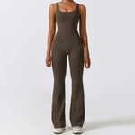 Women Sexy Back V Jumpsuit Gym Set Training Yoga Suit Sportswear Sports Jumpsuit Fitness Rompers Stretch Workout Bodysuits 8260