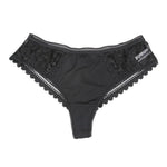 Brazilian Style Ice Silk Lace Girl Panties Hollow Out Sexy Low-rise Women's Hipster Cool Underwear Thong Briefs Lingeries Tanga