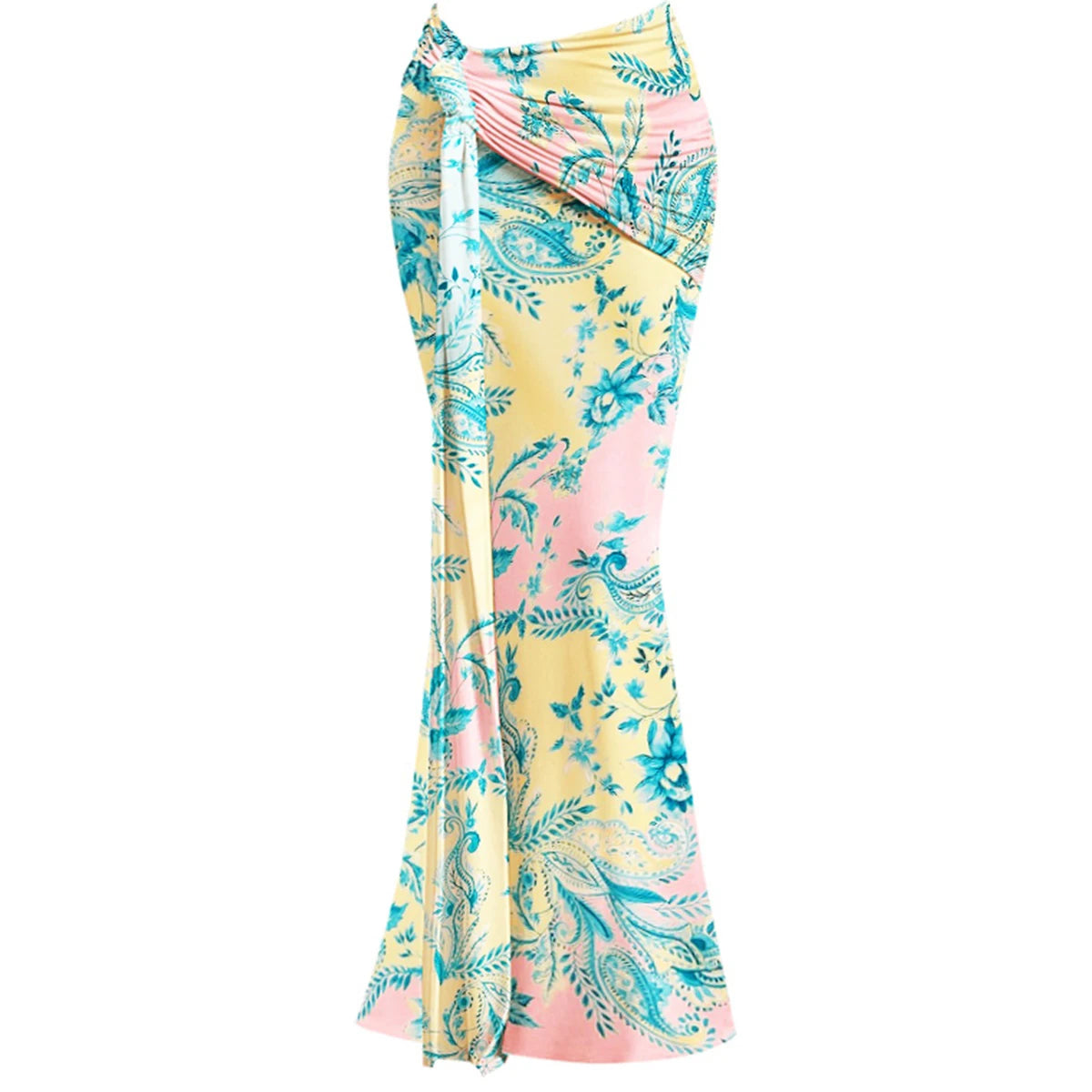 2025 Floral Cover Up Swimsuit Skirt Women Swimwear Patchwork Bathing Suit Sliming Monokini Swimsuit Solid Padded Swimming Suit