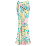2025 Floral Cover Up Swimsuit Skirt Women Swimwear Patchwork Bathing Suit Sliming Monokini Swimsuit Solid Padded Swimming Suit