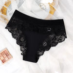 1pcs Fashion Style Elegant Women's Panties Low Waist FloralSexy Lingerie Comfortable Female Underpants Hot Sale Lady Briefs