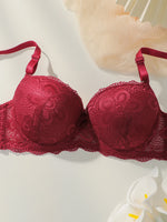 2-piece hot selling lace gathering and lifting bra set sexy women's bra underwear A2123