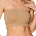 Women’s Strapless Seamless Tube Top Bra Anti-Slip Wireless Bandeau for Summer Outfit