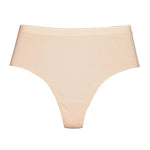 1PC Thongs Women Cotton Panties Female High Rise G-String Sexy High Leg Cut Bikini Solid Color T-back Breathable Lingerie S-L
