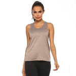 STOUREG Sleeveless Racerback Workout Yoga Tank Tops Women Running Training Yoga Shirts Gym Top Fitness Sport Vest Crop Top