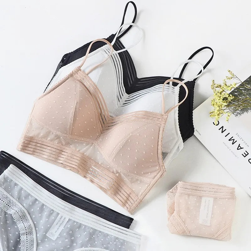 Sexy Backless Bra U-Shaped Beautiful Back Sling Underwear for Women Thin Section Seamless Brassiere Small Chest Gathered Bras