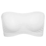 Women’s Strapless Bandeau Bra Soft Stretch Breathable Seamless Mesh No Underwire Comfortable Summer Everyday & Formal Wear