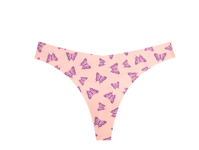 3Pcs Ultra-thin Seamless G-string Women Thongs Sexy Sweet Fruit Low-waist Panties Ladies Soft Cute Thongs Female S-XL T-Back