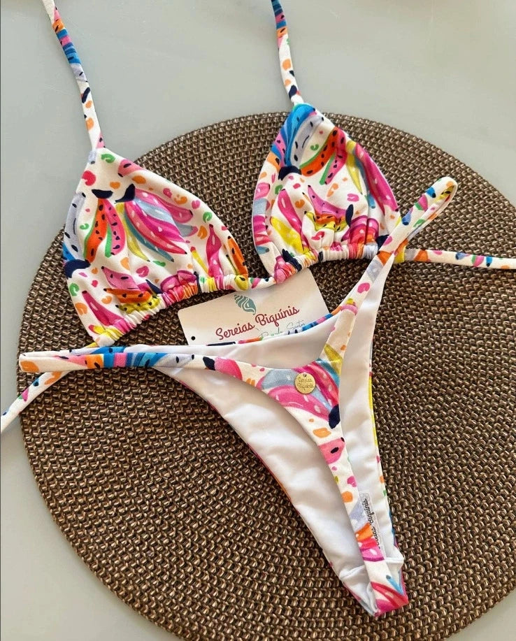 DEKA 2025 New Star Lover Brazilian Bikini Swimwear Women's Braided Rope Swimsuit Two Piece Set Female Sexy Mujer Beachwear