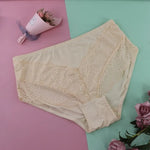 Beauwear Plus Size Women's Underpants Female Panties Comfort Intimates Lace Underwear Briefs Ice Silk Hollow Out Sexy Lingeries