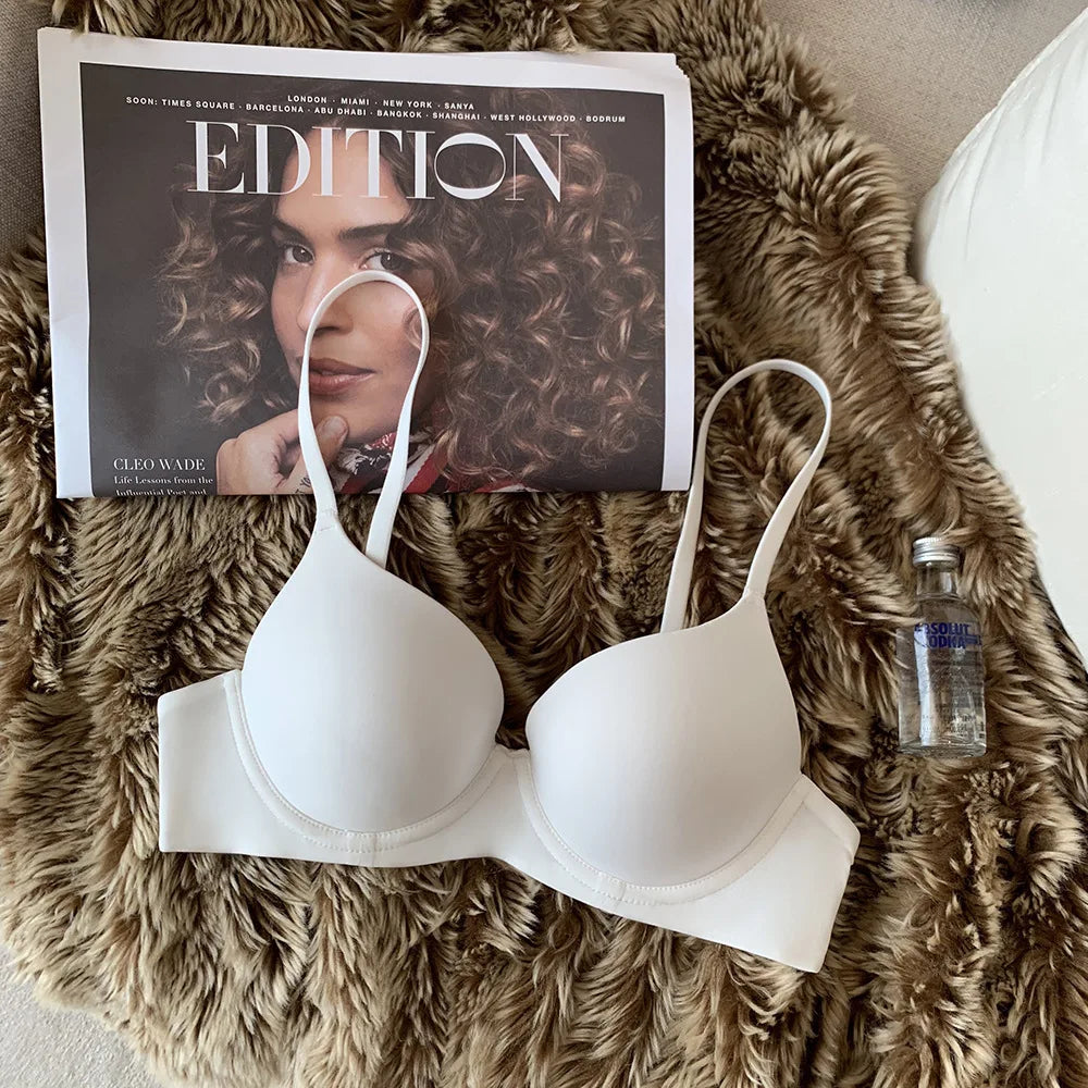 Push-Up Seamless Bras For Women Fixed Cup Non-wire Bra Invisible Brassiere Sexy Lingerie 3/4 Cup Bra Top Women's Underwear S-XL