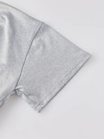 Women's Cinched Waist Blouse Tops Fashion Stylish Off Shoulder Short Sleeve Solid Color Shirts Summer Elegant Shirts Streetwear
