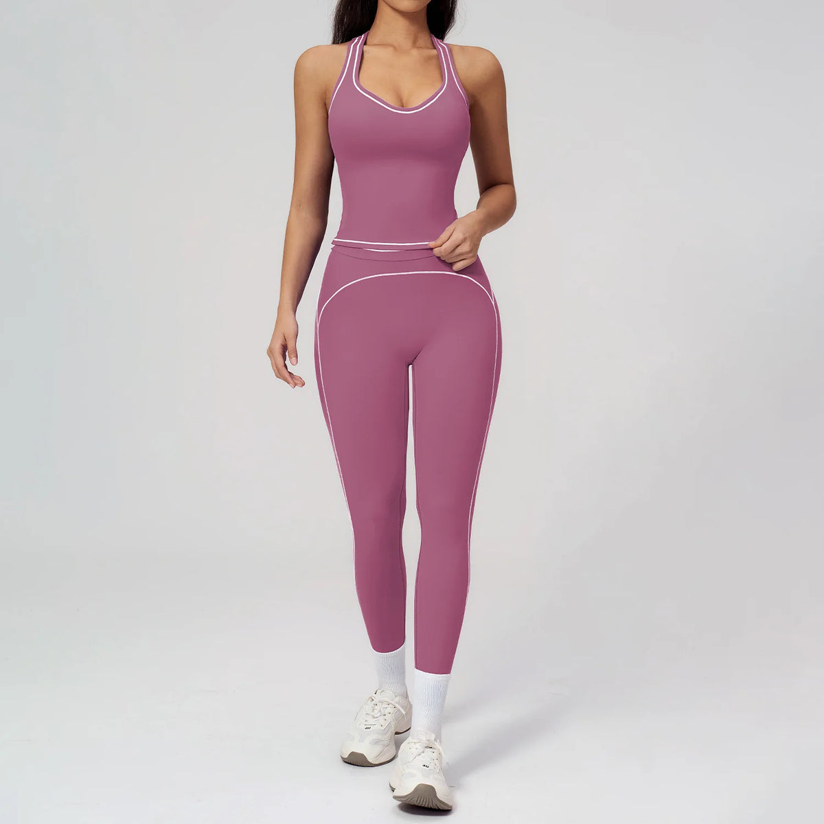 Yoga Suit 2PCS Women Tracksuits Sports Outfits Gym Clothes Running Sports Bra Suits Female Workout Yoga Clothes Athletic Wear