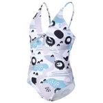 Floral Print Girls One Piece Swimsuit 8-12 Year Teenager Children's Swimwear 2026 Kids Bathing Suits Cut Out Beach Wear Bodysuit