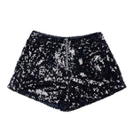 New Versatile Sequins High Waist Shorts Casual Shorts Bar Dance Performance Shorts Shine Zipper Sexy Pure Desire Nightclub XMWV